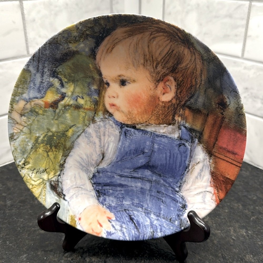 Edwin M. Knowles “Expectation” Collectible Plate